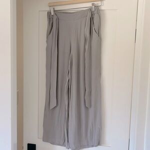 Wilfred cropped wide leg, flowy pant with tie